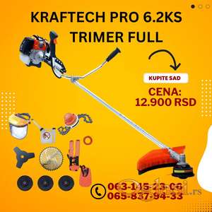 Kraftech Trimer 6.2 ks FULL OPREMA